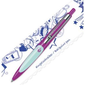 Golyóstoll, My.pen, Pink/Menta - Herlitz