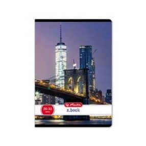   Herlitz City 4-8. osztályos vonalas füzet, New York (A5/21-32)