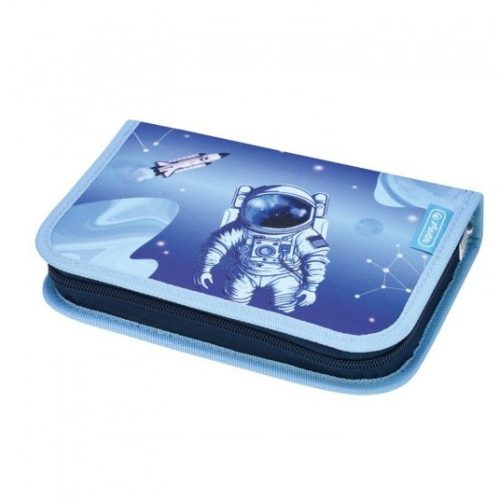 Herlitz kihajtható tolltartó, Cosmic Explorer/Űr, 2 klapnis (31 részes töltött)