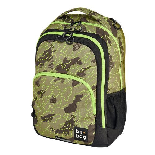 Herlitz be.bag be.ready iskolai hátizsák, Abstract camouflage (30 l)