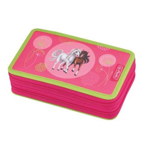 2 emeletes Herlitz tolltartó, Lovas/Spring horses (23 részes töltött)