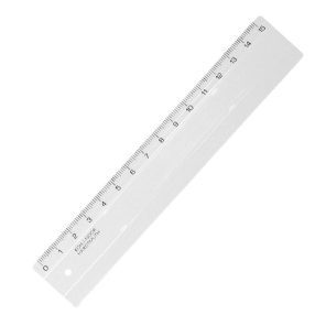 15 cm Hajlékony vonalzó, átlátszó
