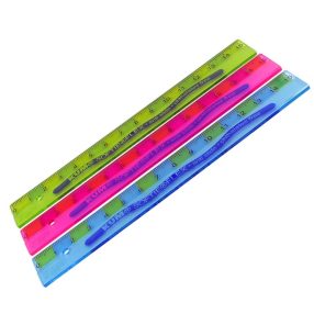15 cm Hajlékony vonalzó, zöld