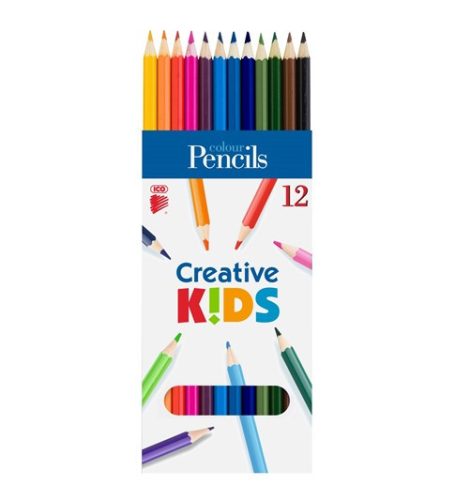 ICO ICO CREATIVE KIDS Színesceruza készlet, 12 szín