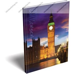Keményfedeles notesz/Emlékkönyv, London (A6)
