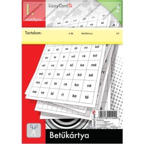Betűkártya (4 db)