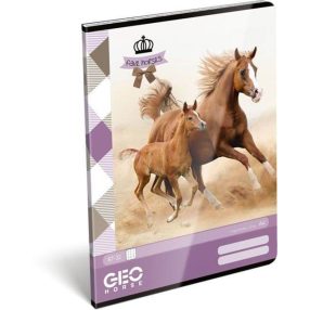 Lovas/Horse - Kiscsikós A4 kockás füzet 
