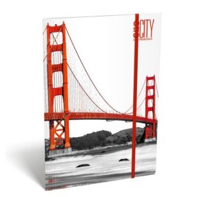 City - San Francisco A/4 gumis dosszié