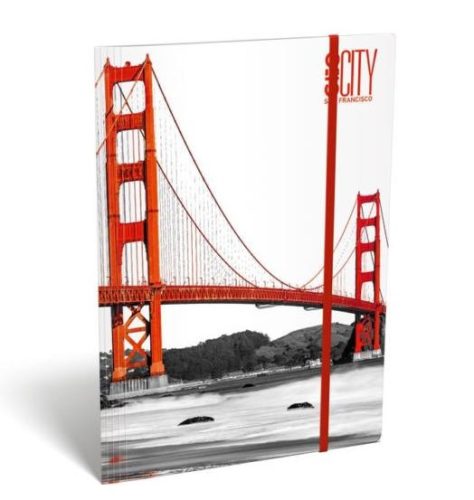 City - San Francisco A/4 gumis dosszié