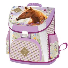   Lizzy Card Lovas/Morning star Pink/Wild Beauty Brown Prémium kompakt iskolatáska