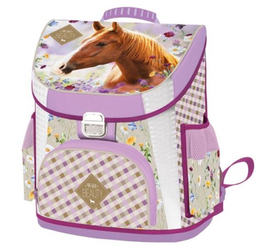 Lizzy Card Lovas/Morning star Pink/Wild Beauty Brown Prémium kompakt iskolatáska
