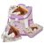 Lizzy Card Lovas/Morning star Pink/Wild Beauty Brown Prémium kompakt iskolatáska szett, 3 részes