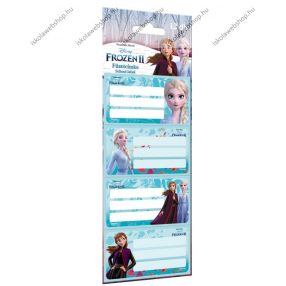 Frozen 2 Believe füzetcímke (12 db-os)