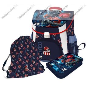   Lizzy Card X-cited Allstar/Amerikai foci prémium iskolatáska szett, 3 részes