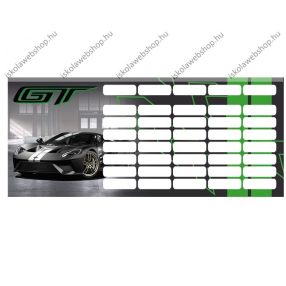 Ford GT Green/Autós mini órarend
