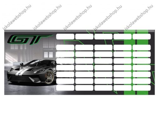 Ford GT Green/Autós mini órarend