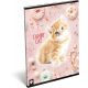 Állatos - Cicás/Candy cat A4 kockás füzet