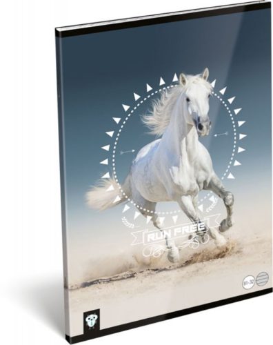 Lovas/Horse - Körös A4 kockás füzet