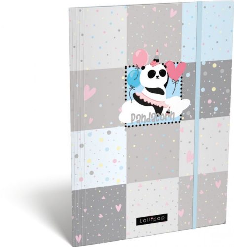 Lollipop Panda/Pandacorn A/4 gumis dosszié