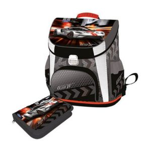   Lizzy Card Ford GT Silver Prémium iskolatáska + Tolltartó szett