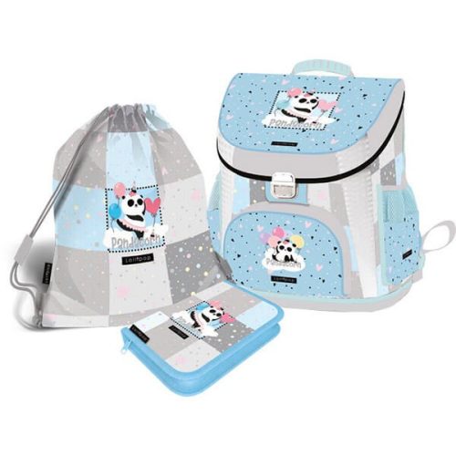 Lizzy Card Lollipop Panda/Pandacorn prémium iskolatáska szett, 3 részes