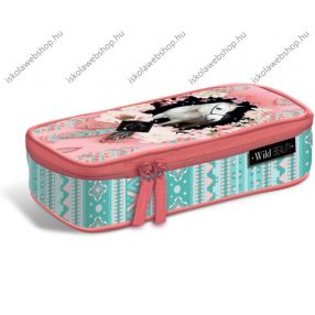   Lizzy Card bedobós ovális tolltartó, Lovas/Wild Beauty Rose