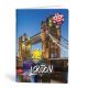 City - Mmoji A4 kockás füzet, London (1 db)