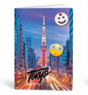 City - Mmoji A4 kockás füzet, Tokyo (1 db)