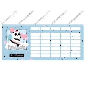 Lollipop - Panda/Pandacorn mini órarend