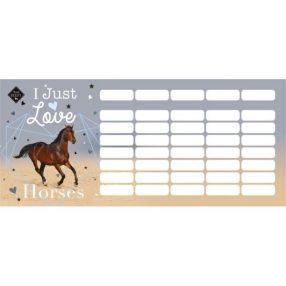 Lovas/Wild Beauty Love órarend (18x8 cm)