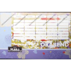 Virágos kétoldalas órarend, Tavaszi rét