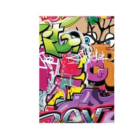 SilverBall Graffiti Girl A4 kockás füzet A4/(87-32) 