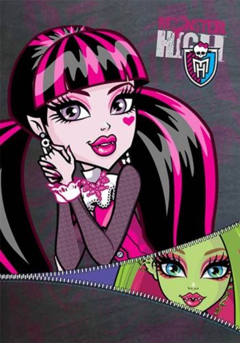 Hercegnős Monster High Pink Zip 1. osztályos vonalas füzet, A5/(14-32)