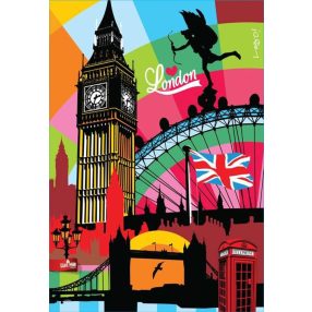   Cities/Metropolis felsős vonalas füzet (vegyes minta), 40 lap, A/5 - MAR MAR 