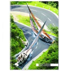 Nature - Hajó kockás füzet, A/4 