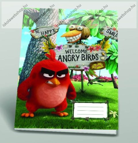Angry Birds Welcome A4 kockás füzet, A4/87-32 