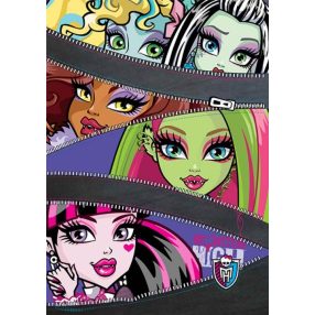 Monster High kockás füzet, A5