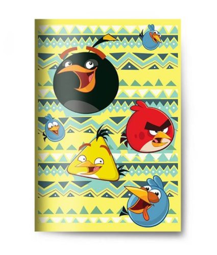 Angry Birds Sárga A4 kockás füzet, A4/87-32 
