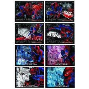   Vázlatfüzet/Rajzblokk, Spider-Man/Pókember, A/4, 20 iv/tömb (vegyes minta)