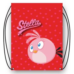 Mintás sportzsák/tornazsák, Angry Birds Piros