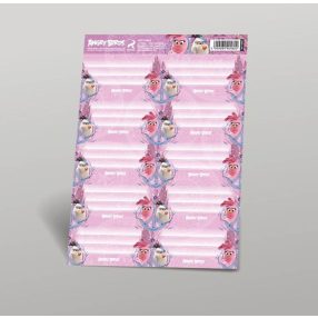 Angry Birds Movie Pink Füzetcímke, 160x230mm 10db/ív