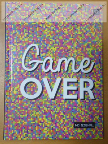 Keményfedeles notesz, Game Over (A5) 