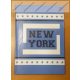Keményfedeles notesz, New York (A5) 
