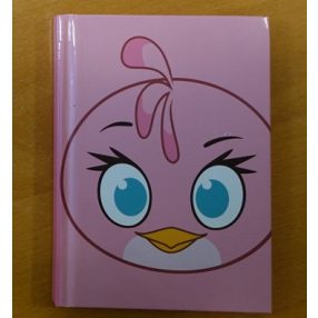 Keményfedeles notesz, Angry birds Pink (A6)