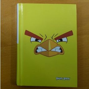 Keményfedeles notesz, Angry birds Yellow (A6)