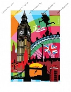 City - London A/4 gumis mappa