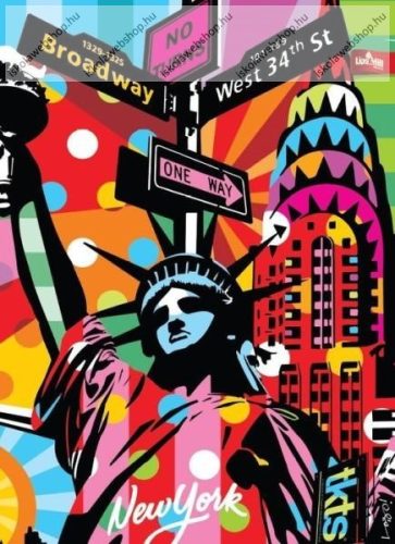 City - New York A/4 gumis mappa
