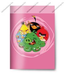 Angry Birds szótárfüzet, pink, A5/31-32