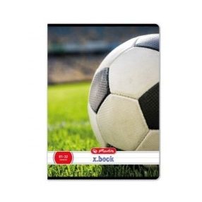 Sport kockás füzet, Foci, A/4 