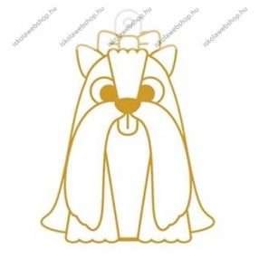 Fényvarázsforma, kicsi kutya-yorkshire terrier